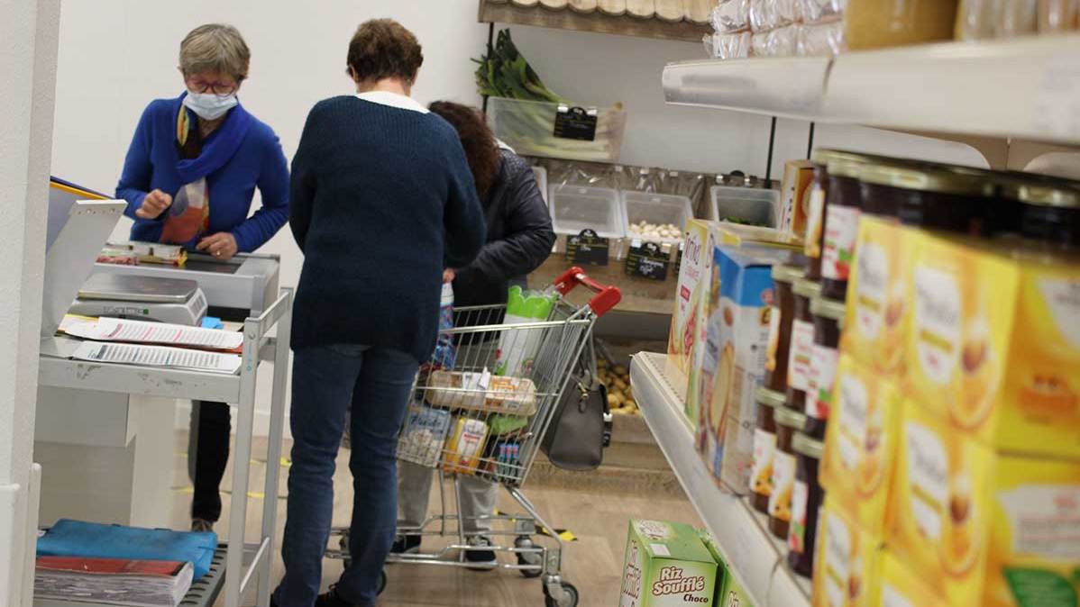 vue épicerie solidaire Lanester