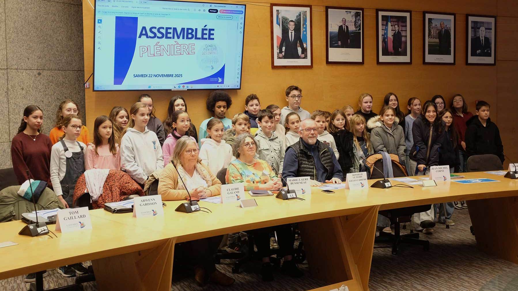 conseil municipal des enfants 2025 © D. Pascal