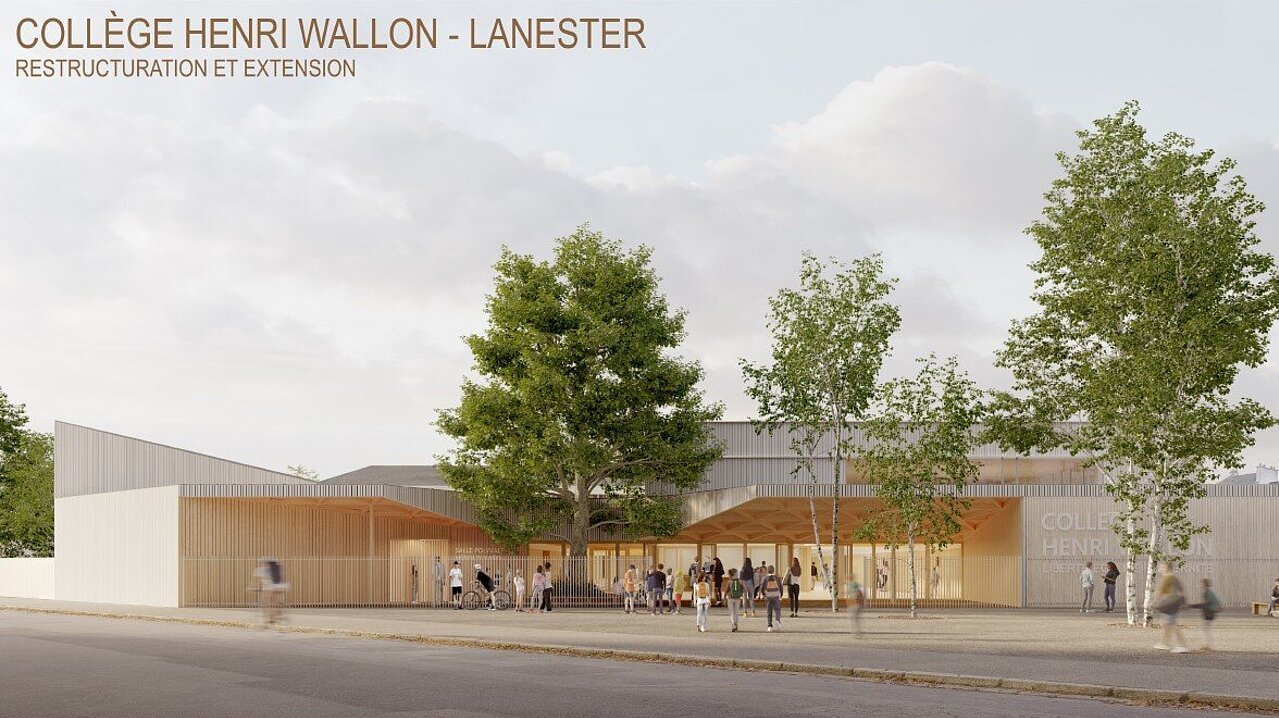 Projet college Henri Wallon Lanester - Département du Morbihan