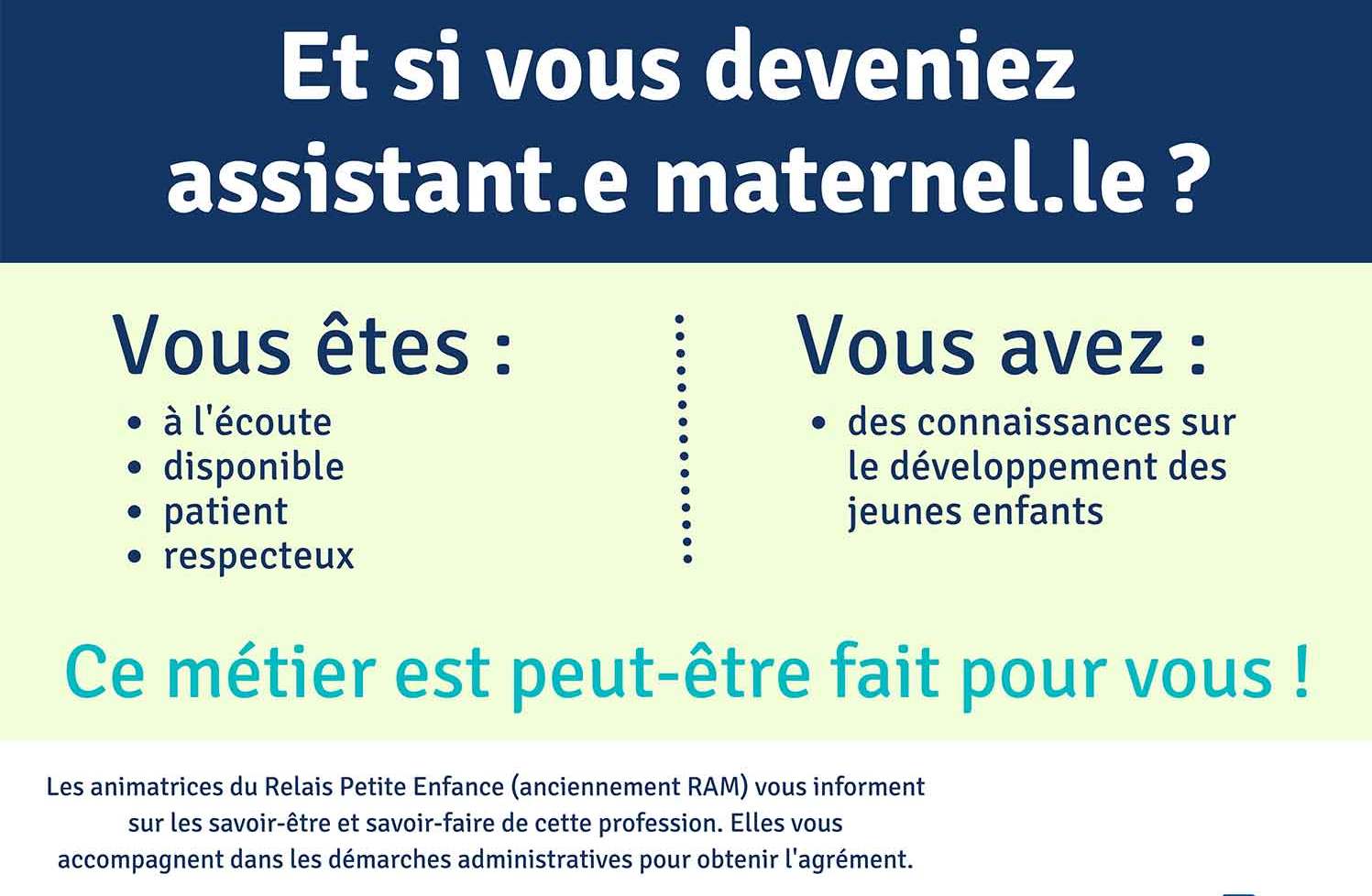 affiche info assistante maternelle