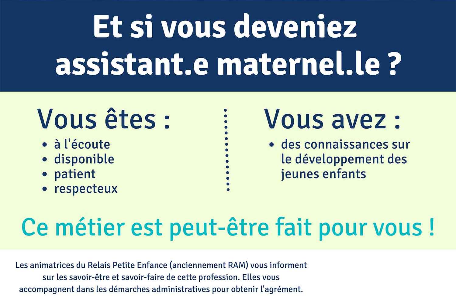 affiche info assistante maternelle