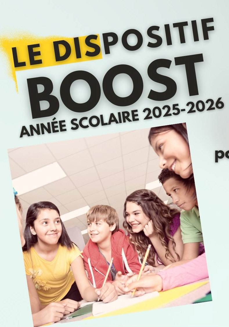 visuel plaquette dispositif boost au studio à Lanester