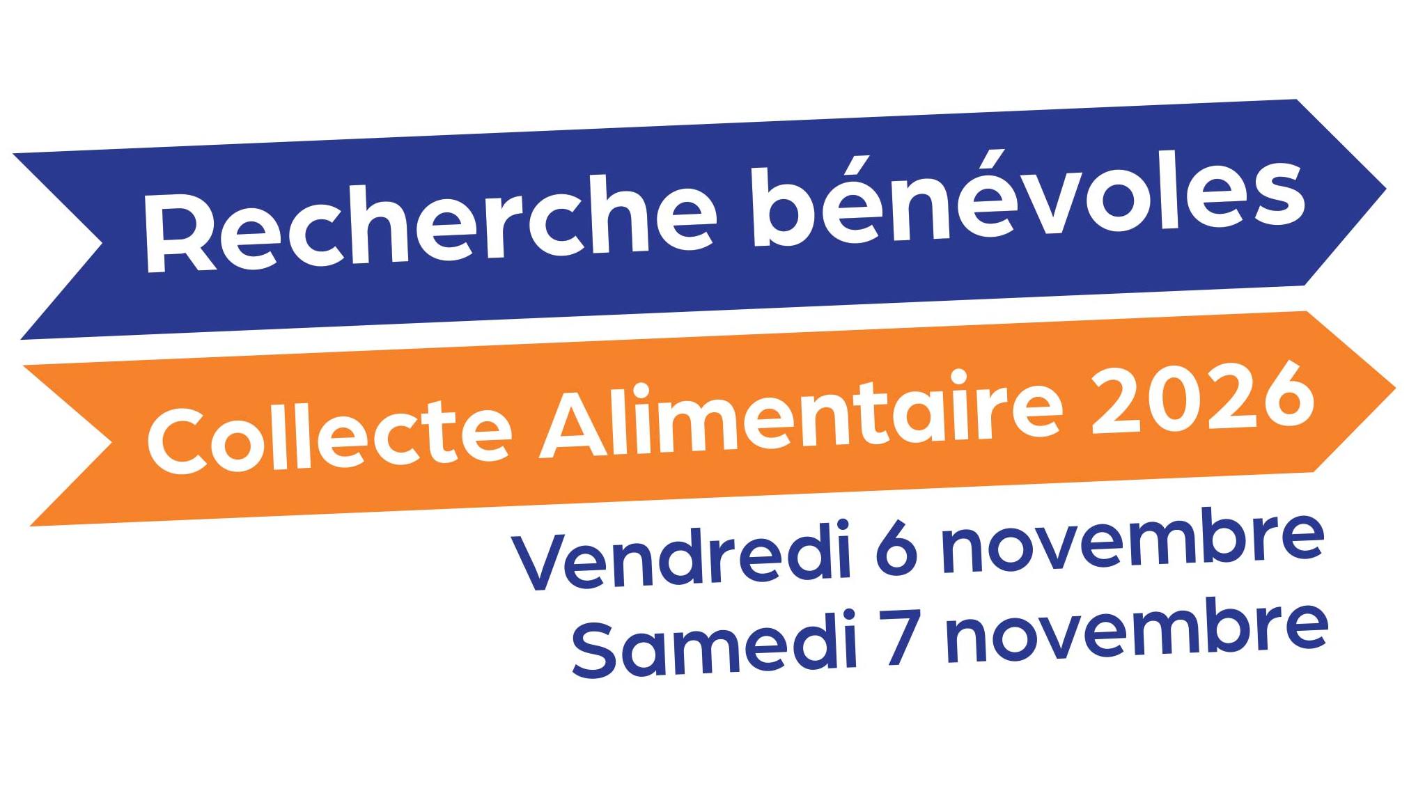 Collecte alimentaire 2026 recherche bénévoles