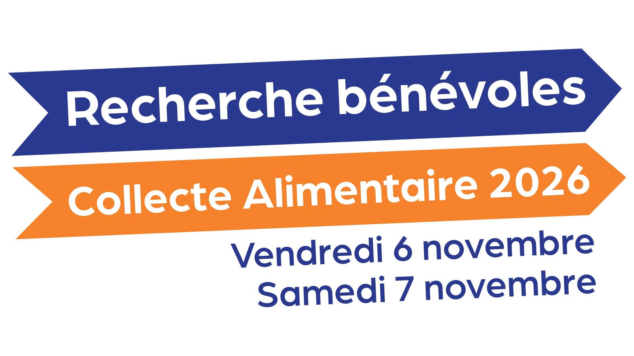 Collecte alimentaire 2026 recherche bénévoles