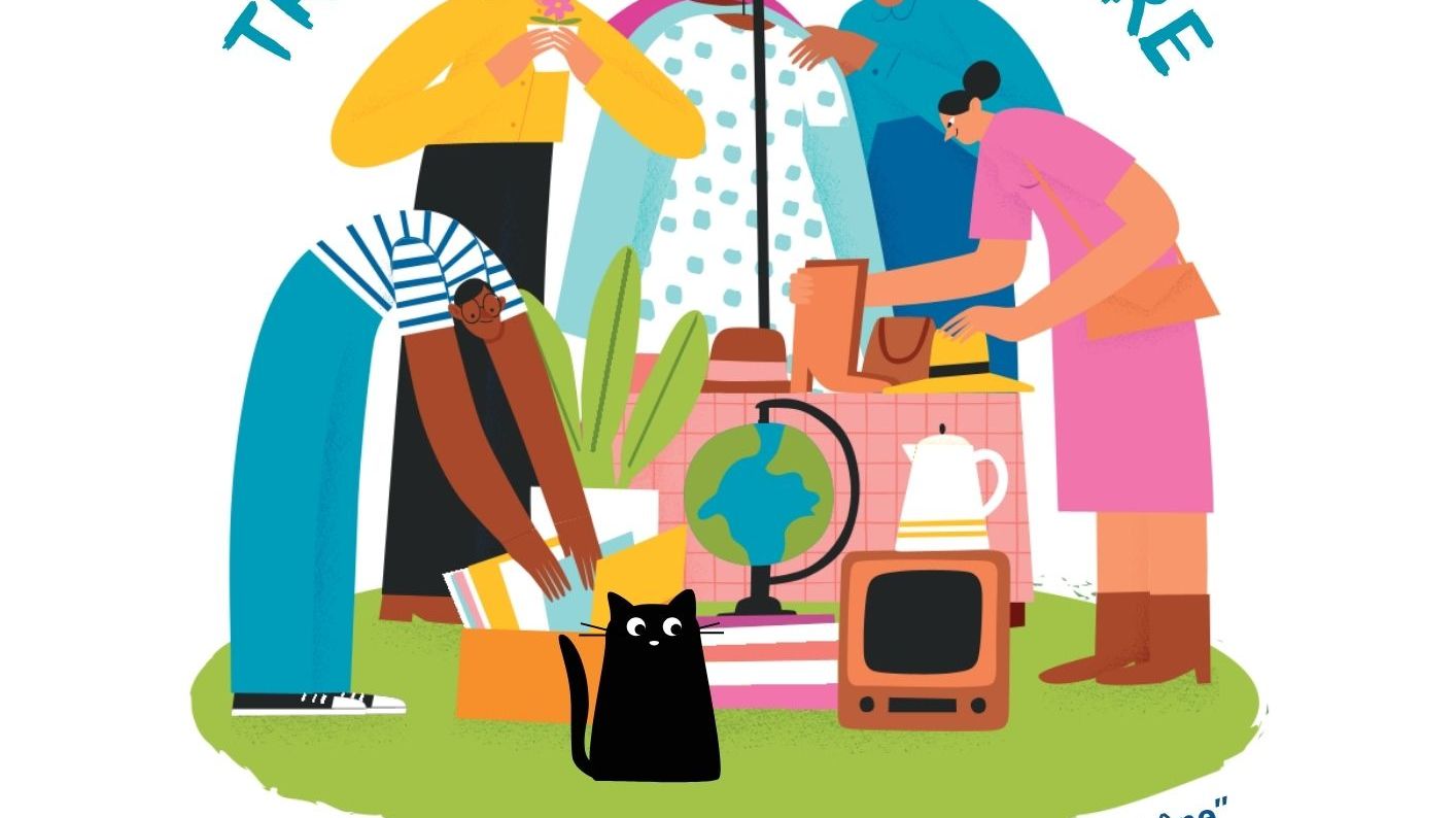 affiche troc et puces foyer de vie Le Chêne à Lanester