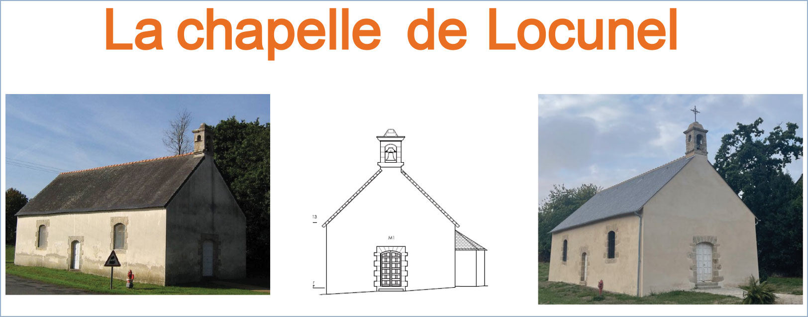 Présentation de la rénovation de la chapelle de Locunel en 2025