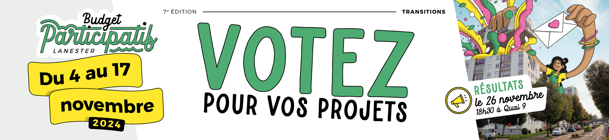 Budget participatif 2024 - phase vote