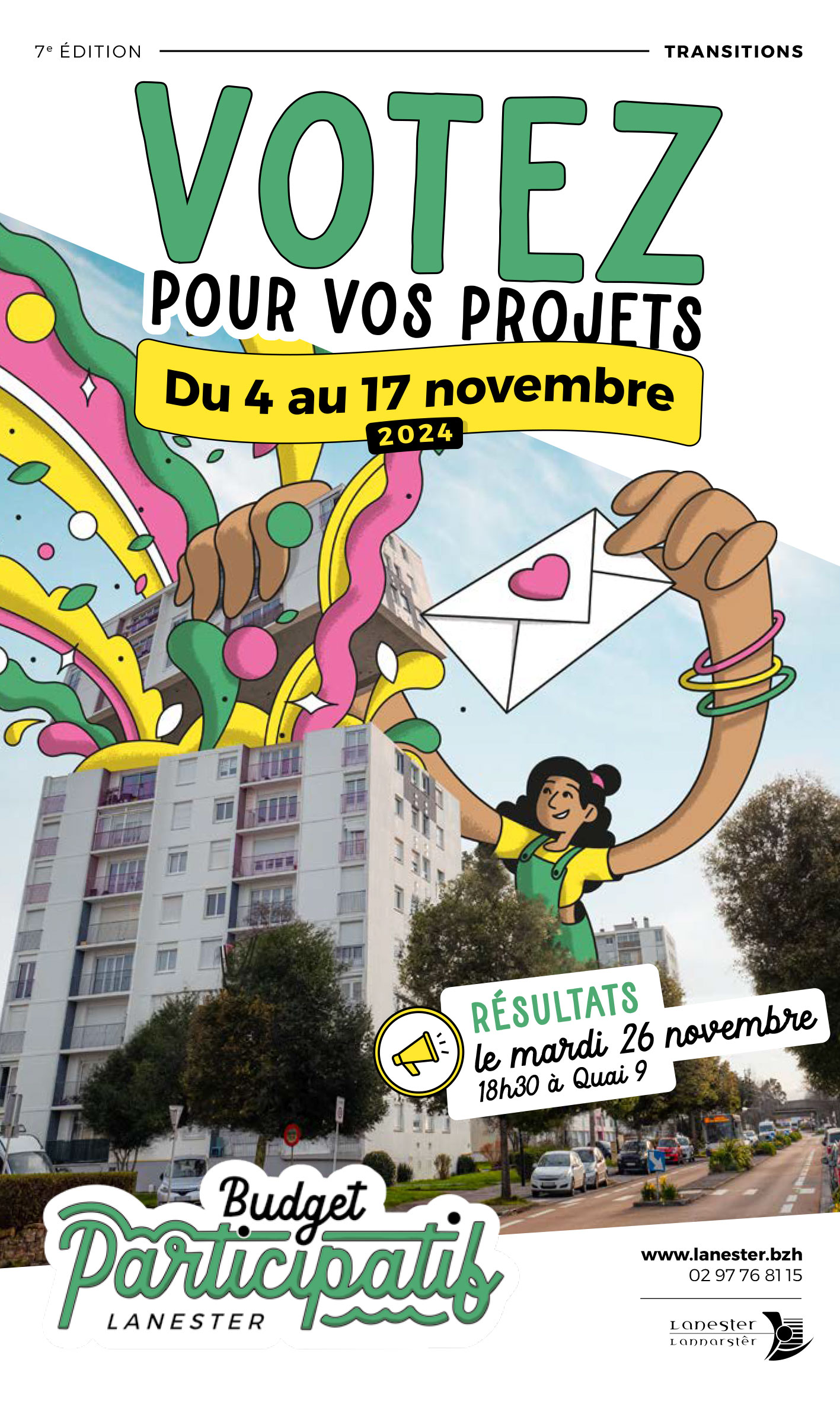 Affiche du budget participatif 2024