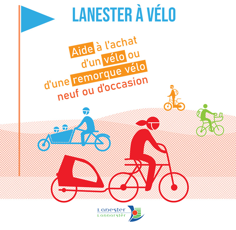 Affiche aide vélo Lanester