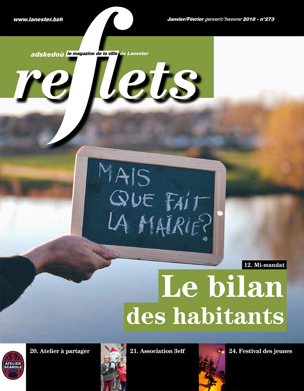 Reflets n°273 - janvier/février 2018