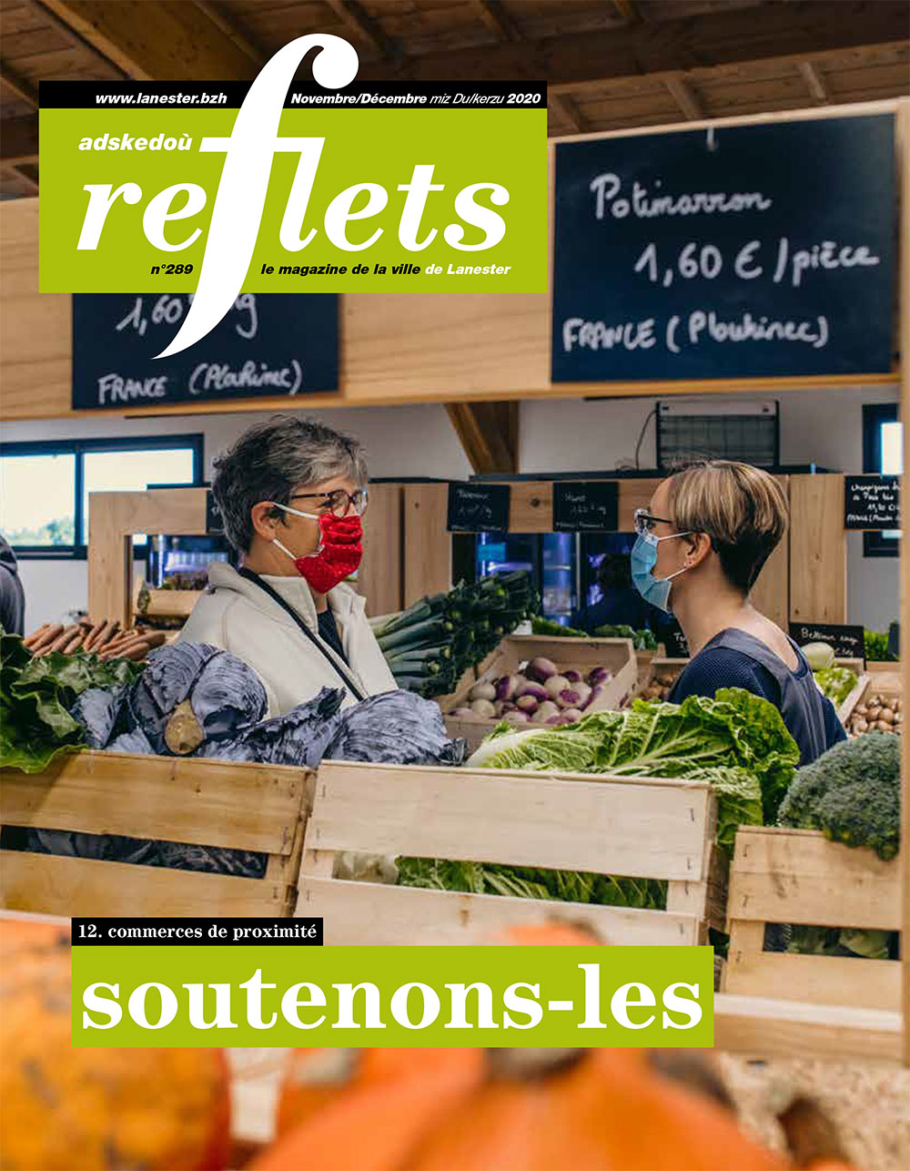 Reflets n°289 - novembre/décembre 2020