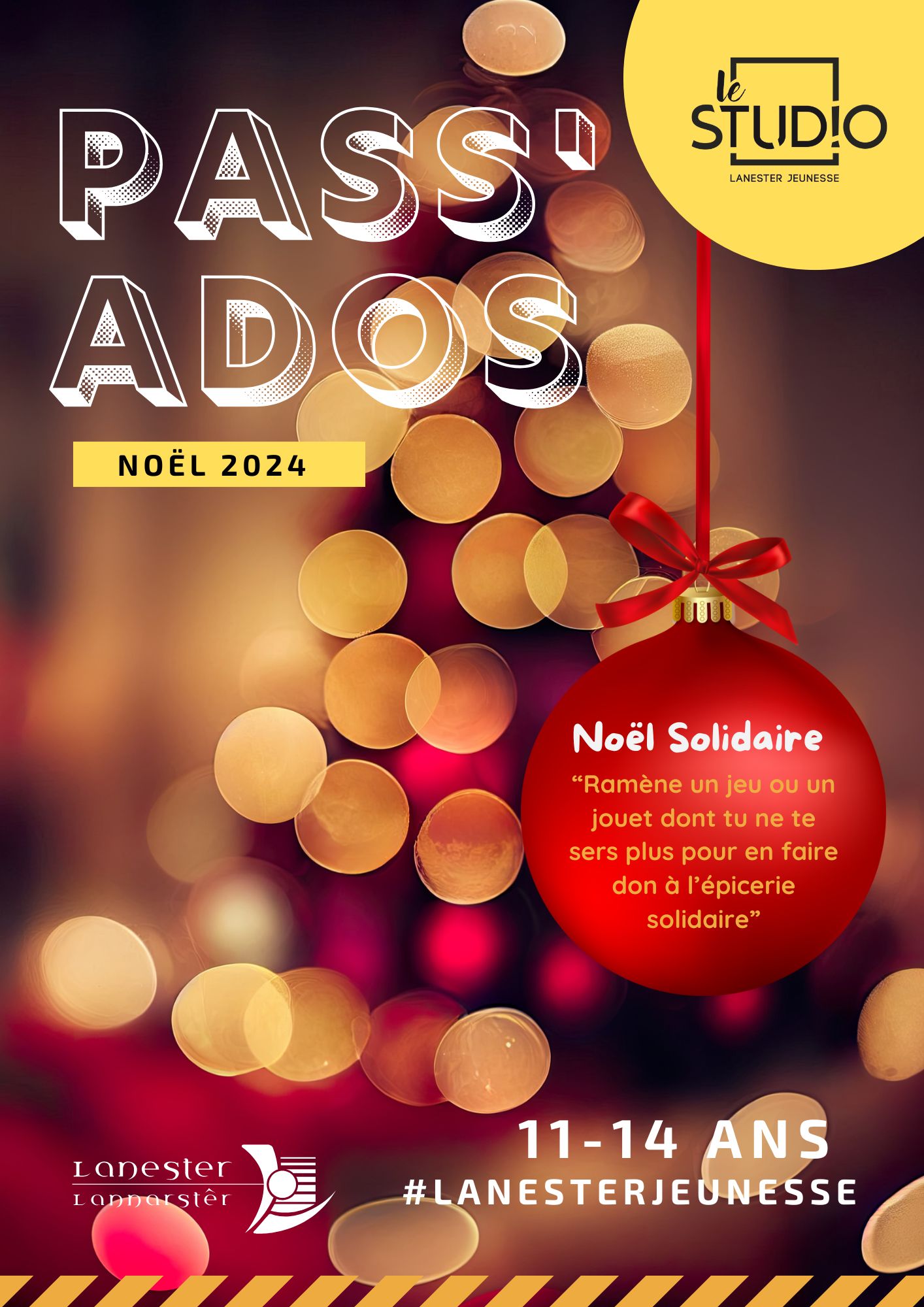 Vacance de Noël 2024 - Pass'ados Lanester