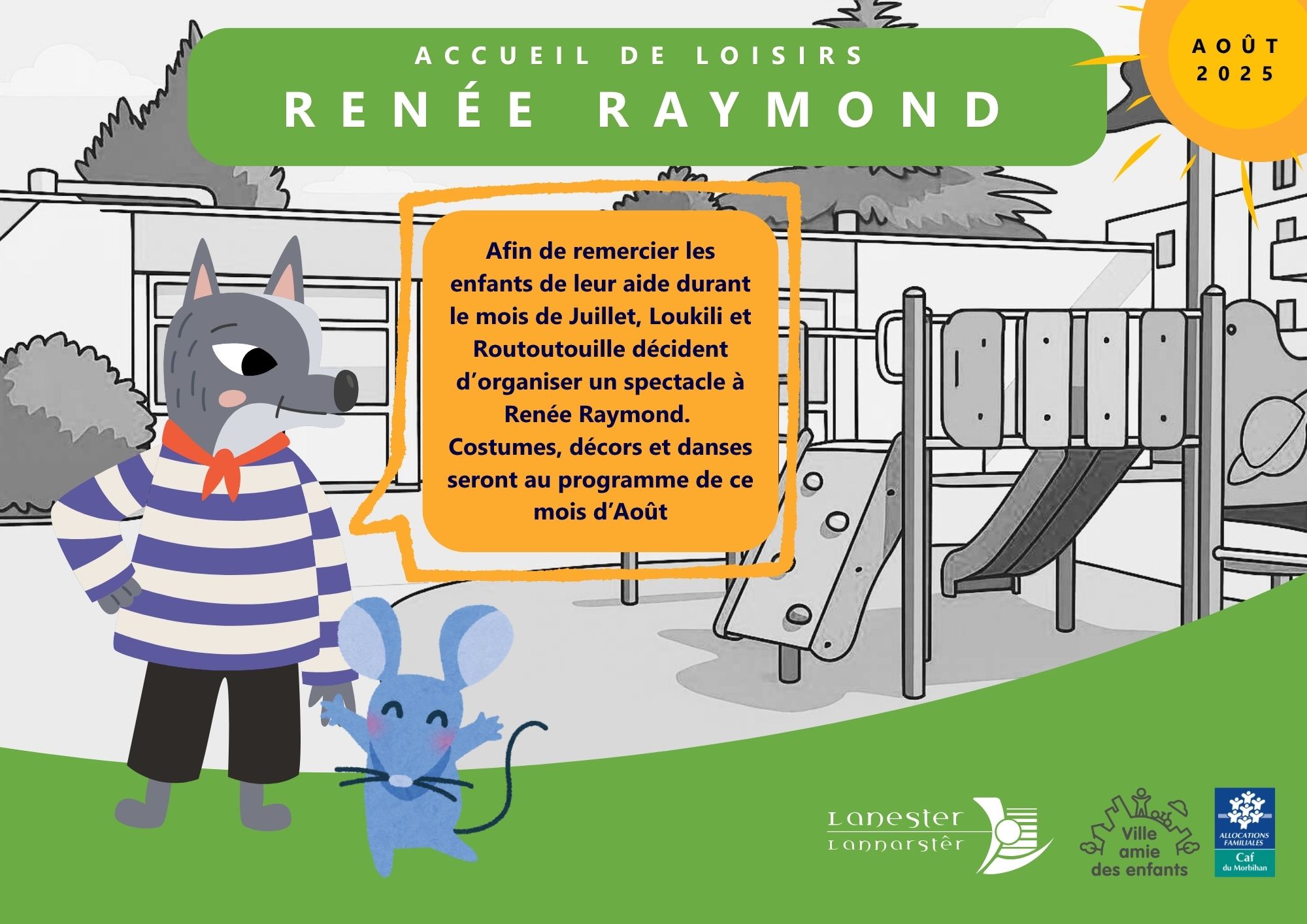 Programme ALSH Renée Raymond