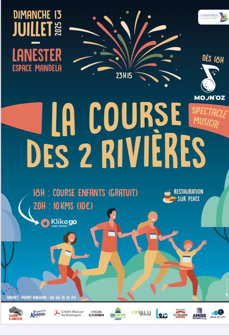 course des 2 rivières Lanester
