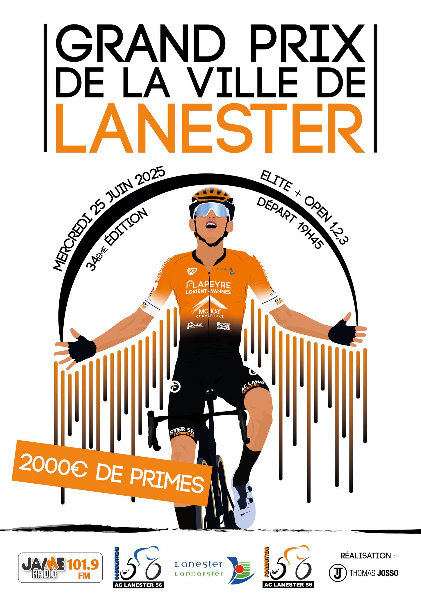 Grand prix cycliste de la ville de Lanester 2025