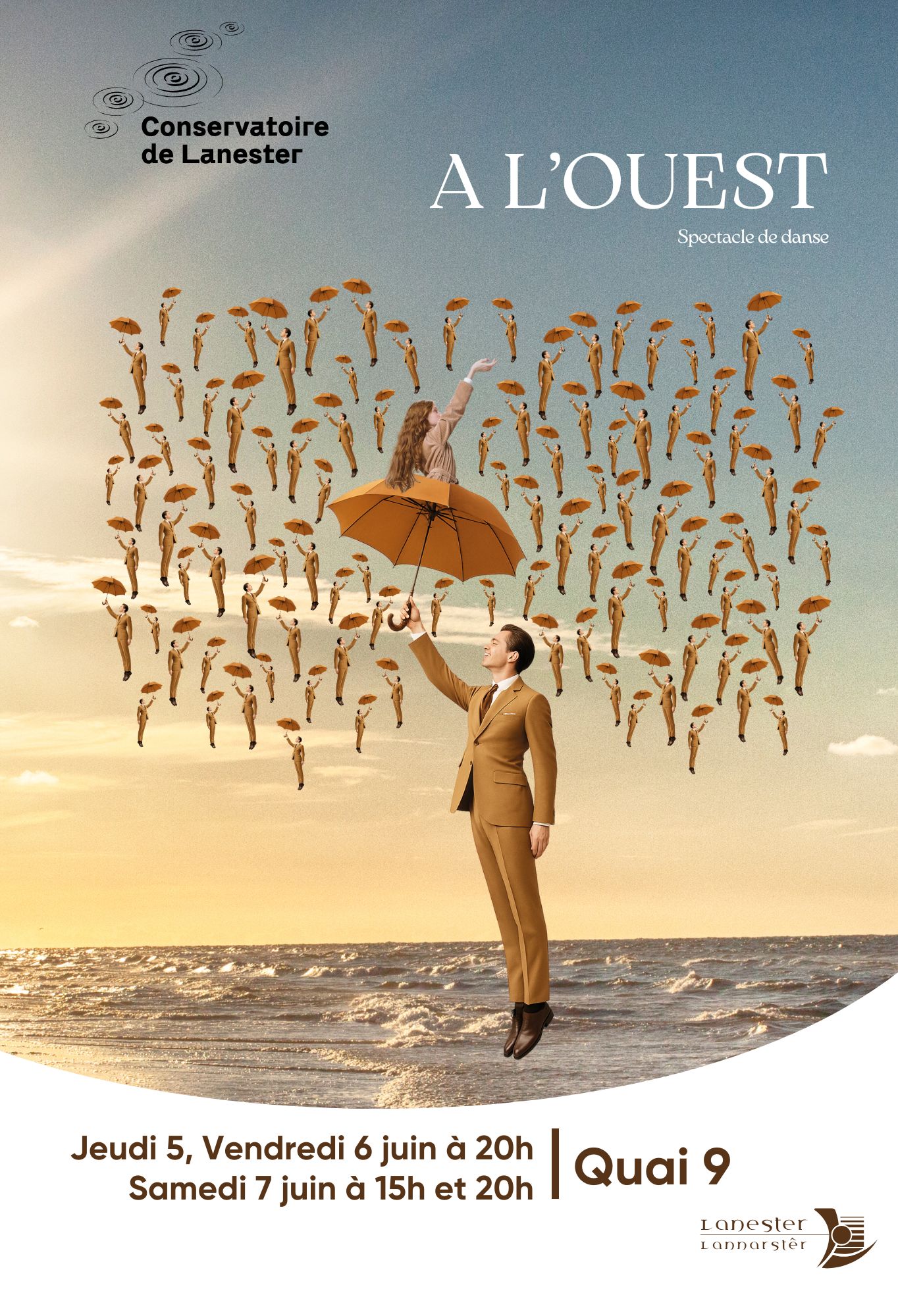 affiche gala de danse di conservatoire de Lanester en juin 2025