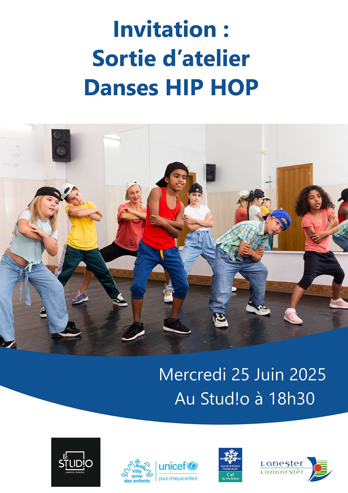 Sortie d'atelier danses hip hop à Lanester
