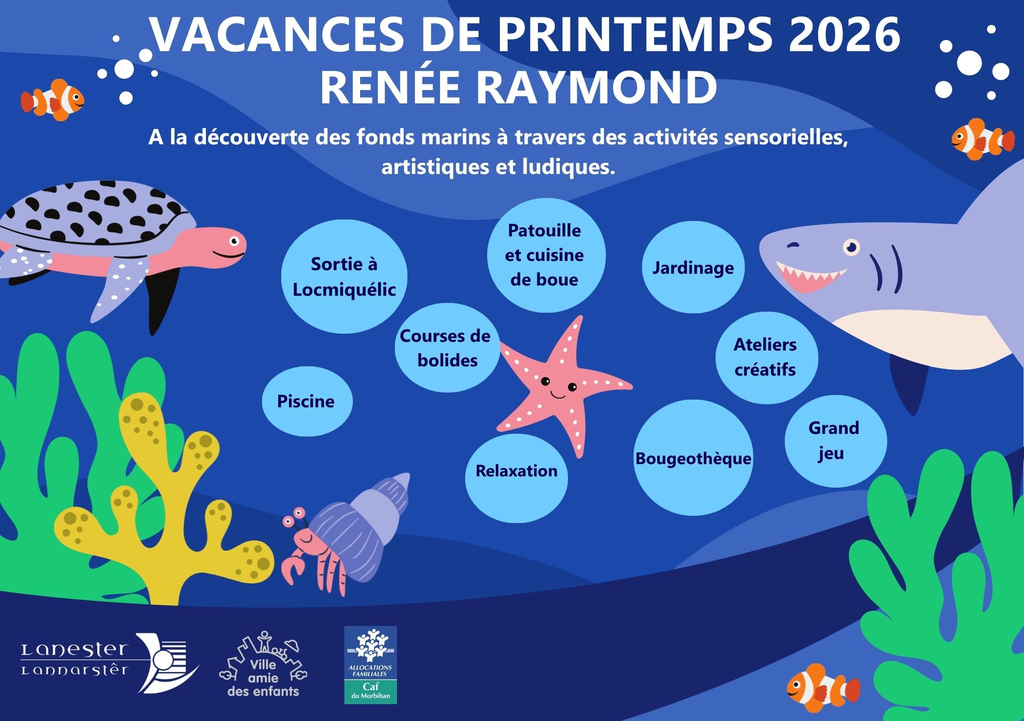 Programme des vacances ALSH Lanester