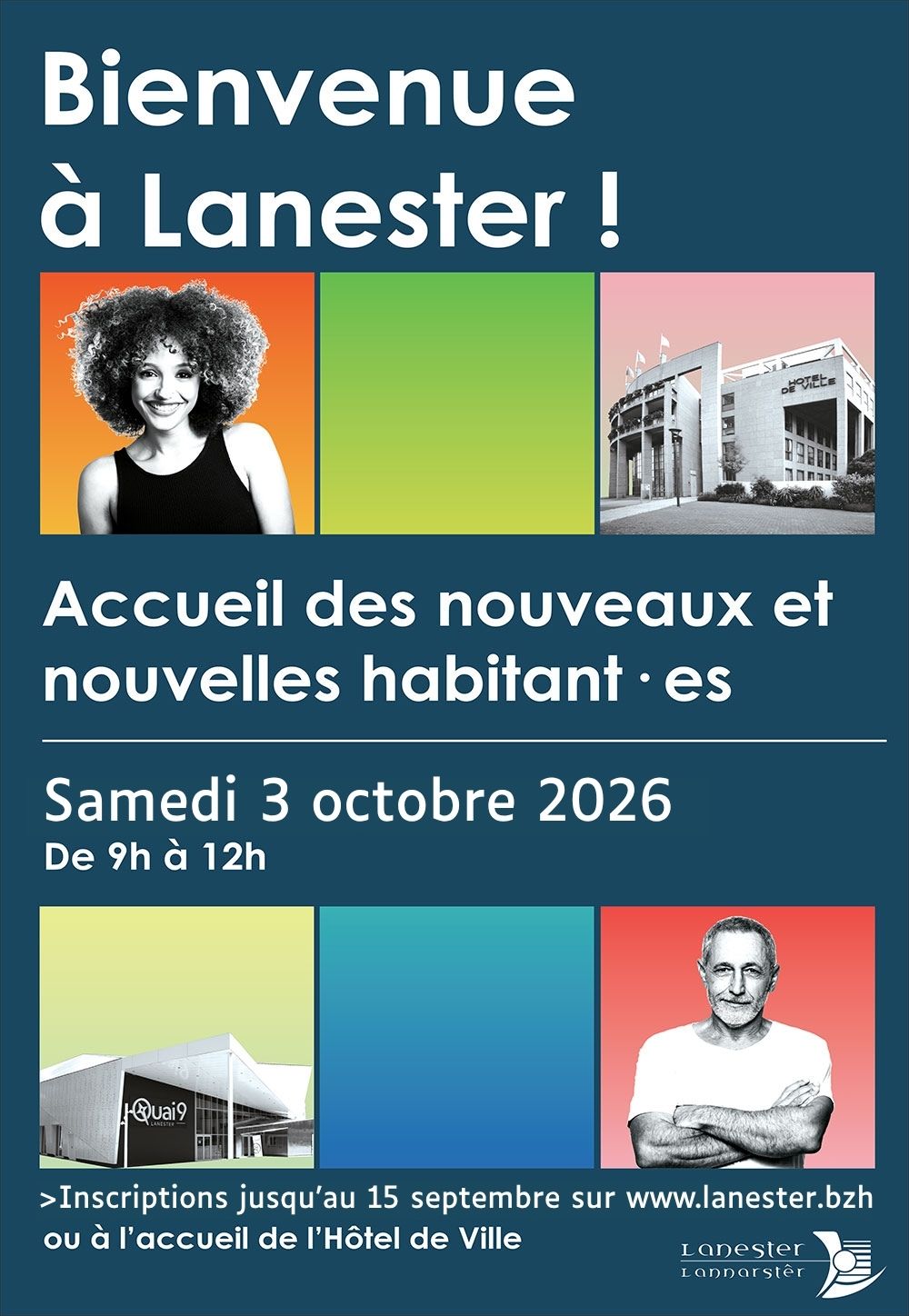 Affiche accueil des nouveaux habitants
