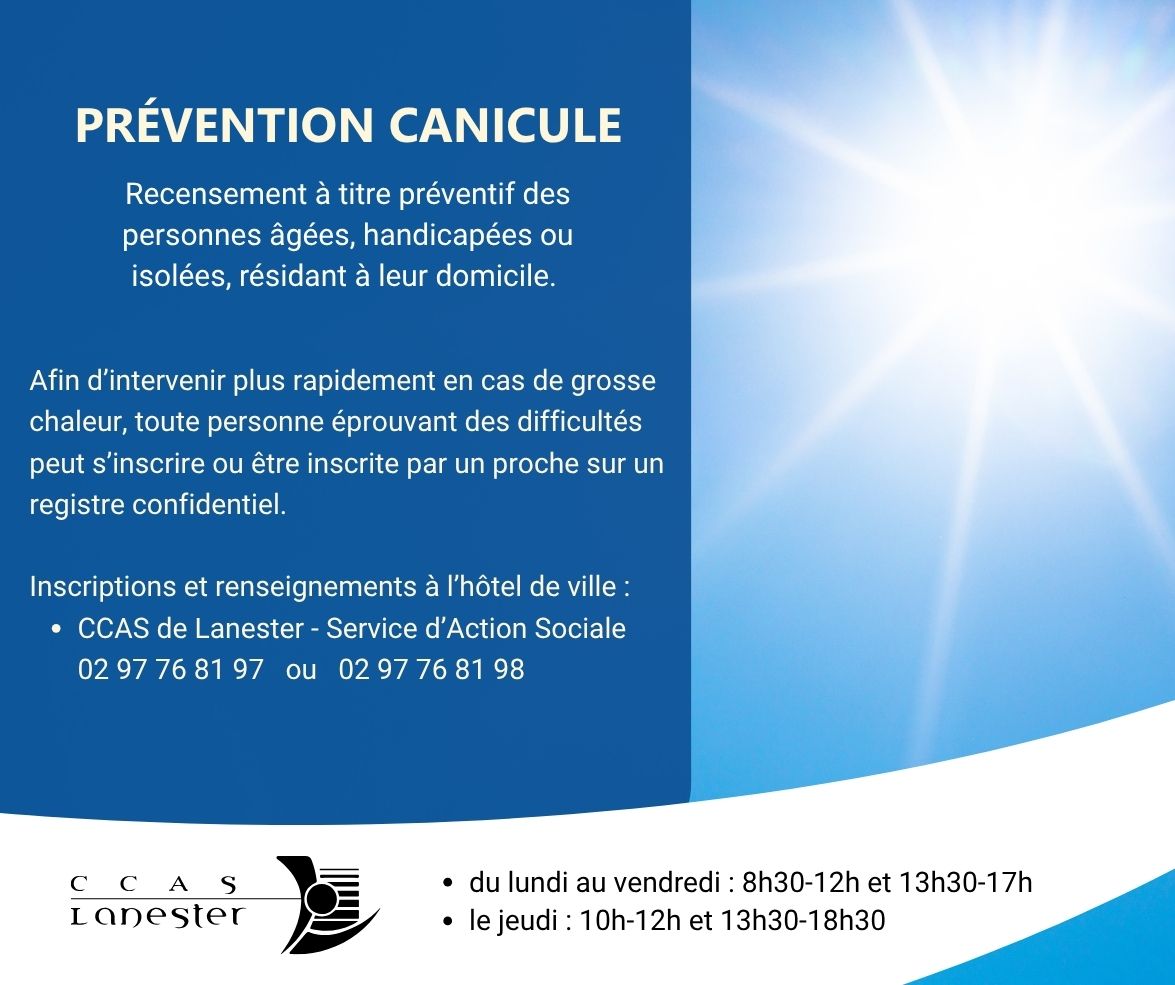 info CCAS prévention canicule