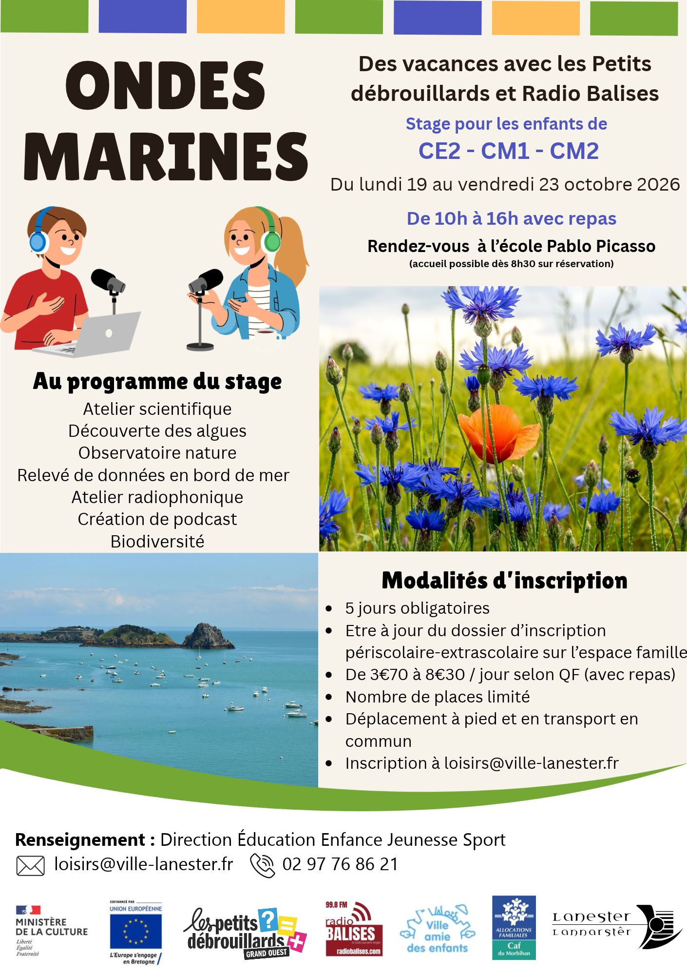 Stage ondes marines