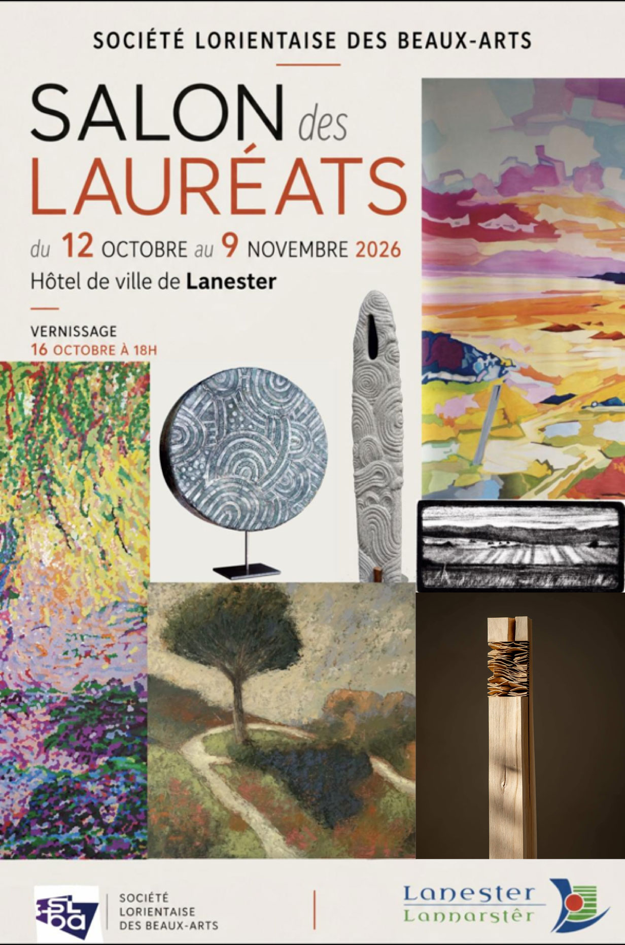 Affiche de l'exposition Salon des lauréats