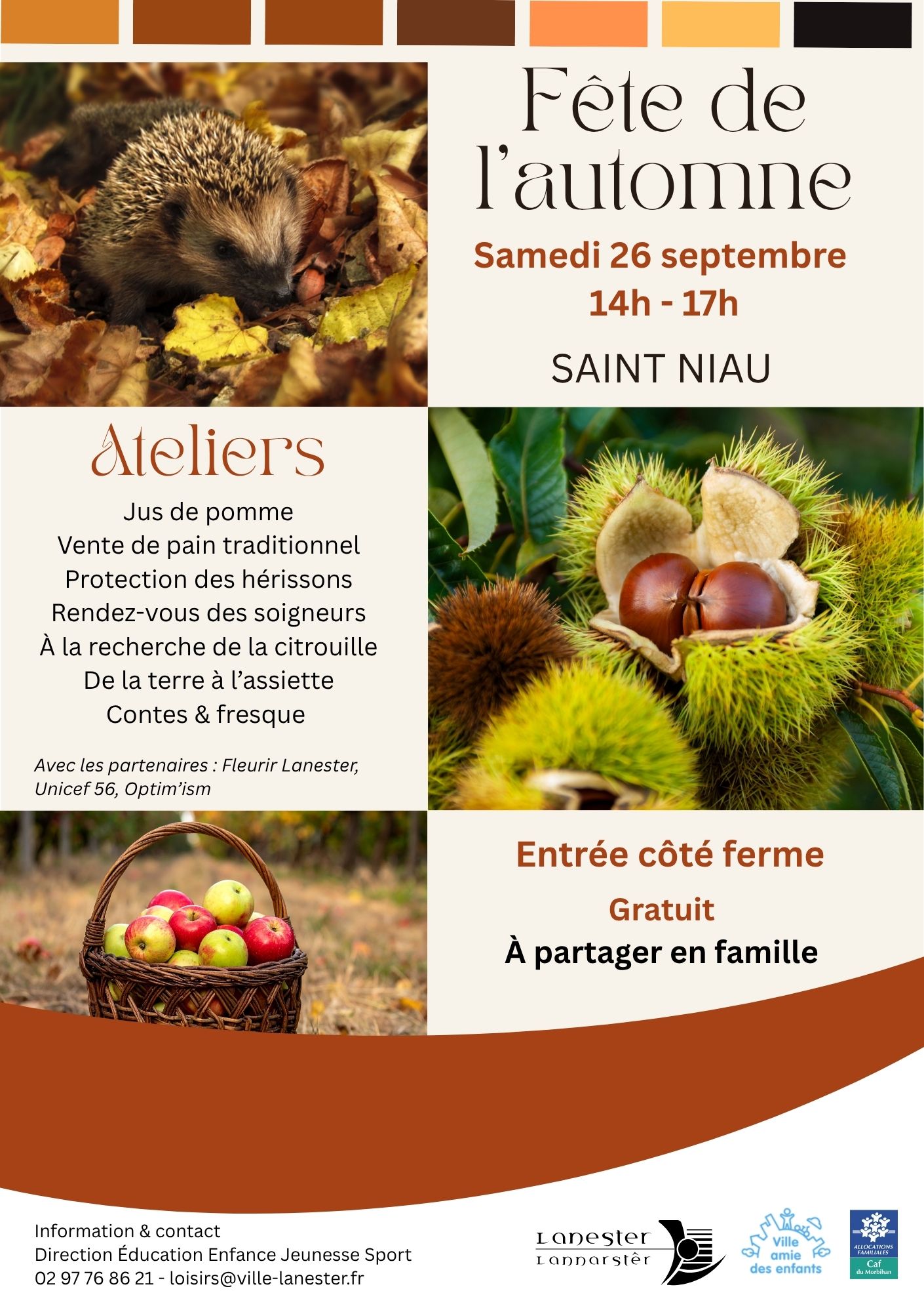 Fête de l'automne 2026 à Lanester