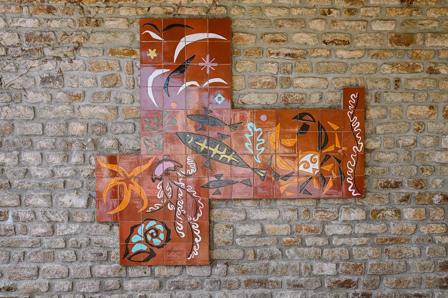 oeuvre "faune et flore" à Lanester