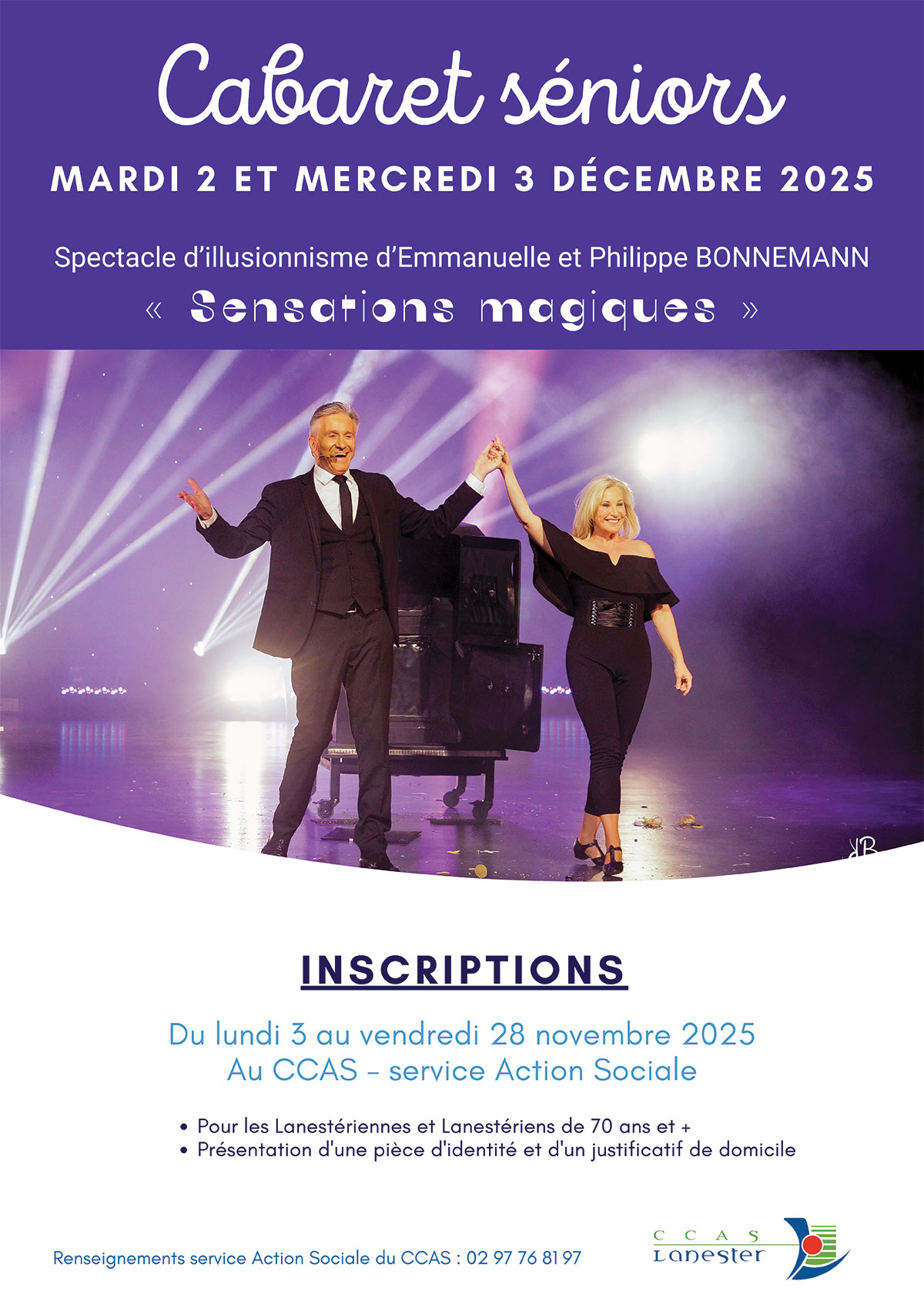 affiche cabaret seniors